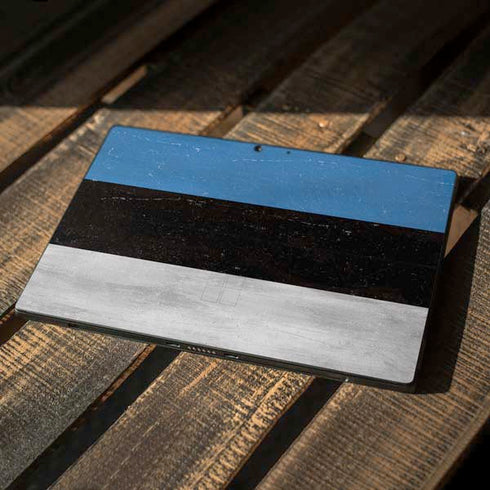 Estonia Flag Distressed Surface Pro 7 Skin